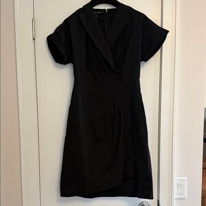 Lafayette 148 New York Black cotton stretch  mini  Dress size 0